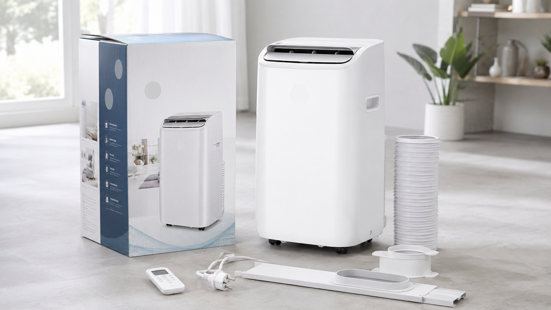 Custom portable air conditioner project developed for a French private label client