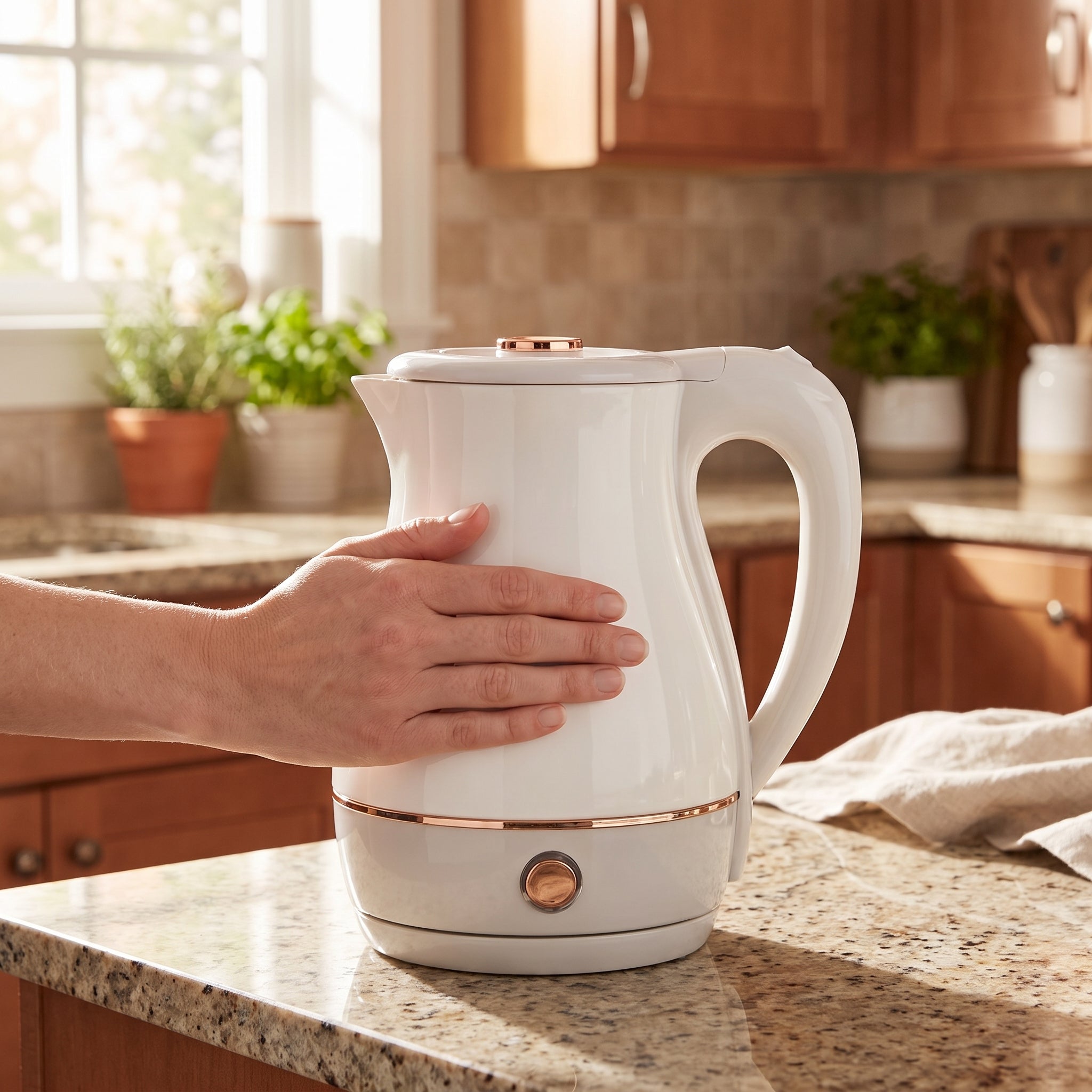 1.7L Curved Double-Wall Electric Kettle – ORF-197SD