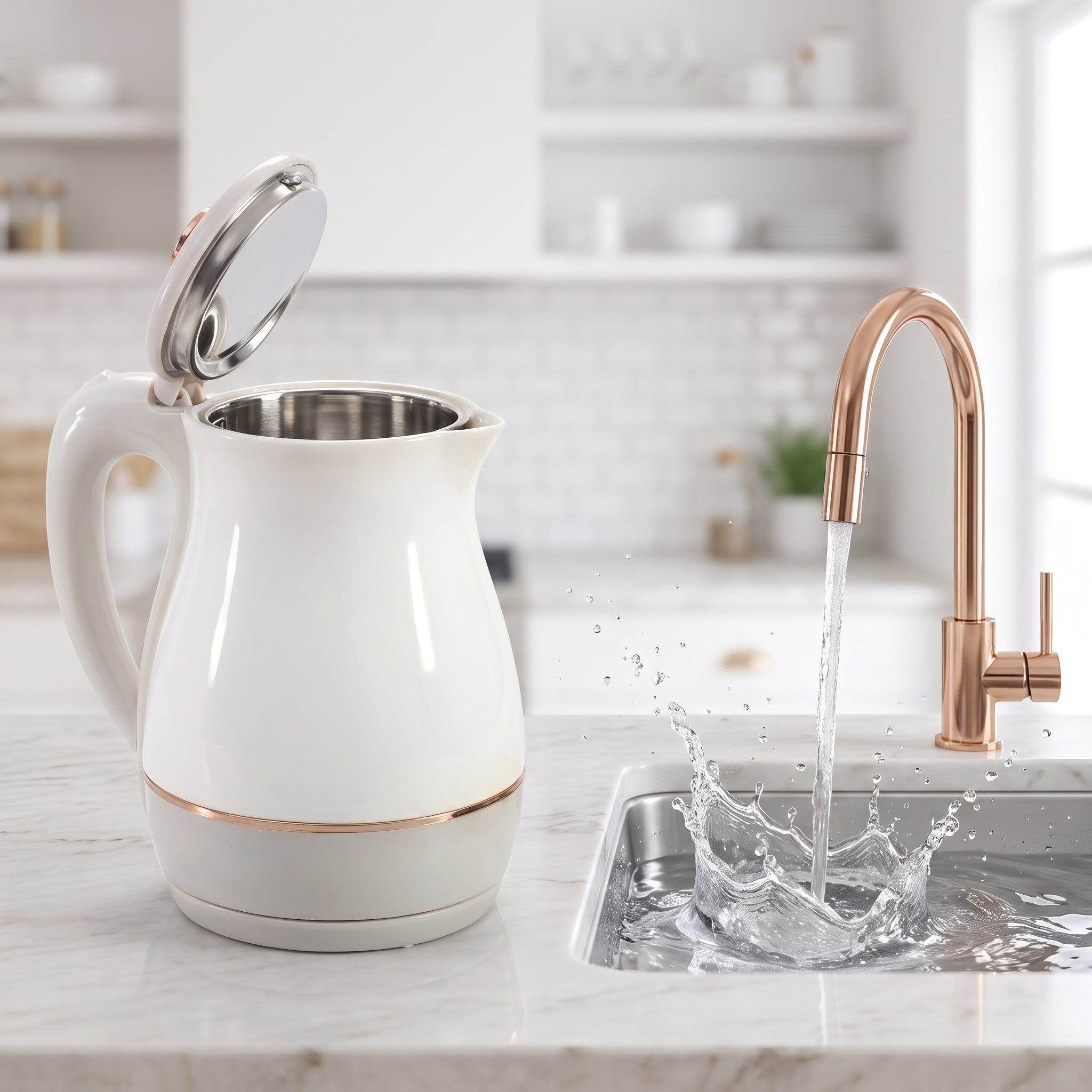 1.7L Curved Double-Wall Electric Kettle – ORF-197SD