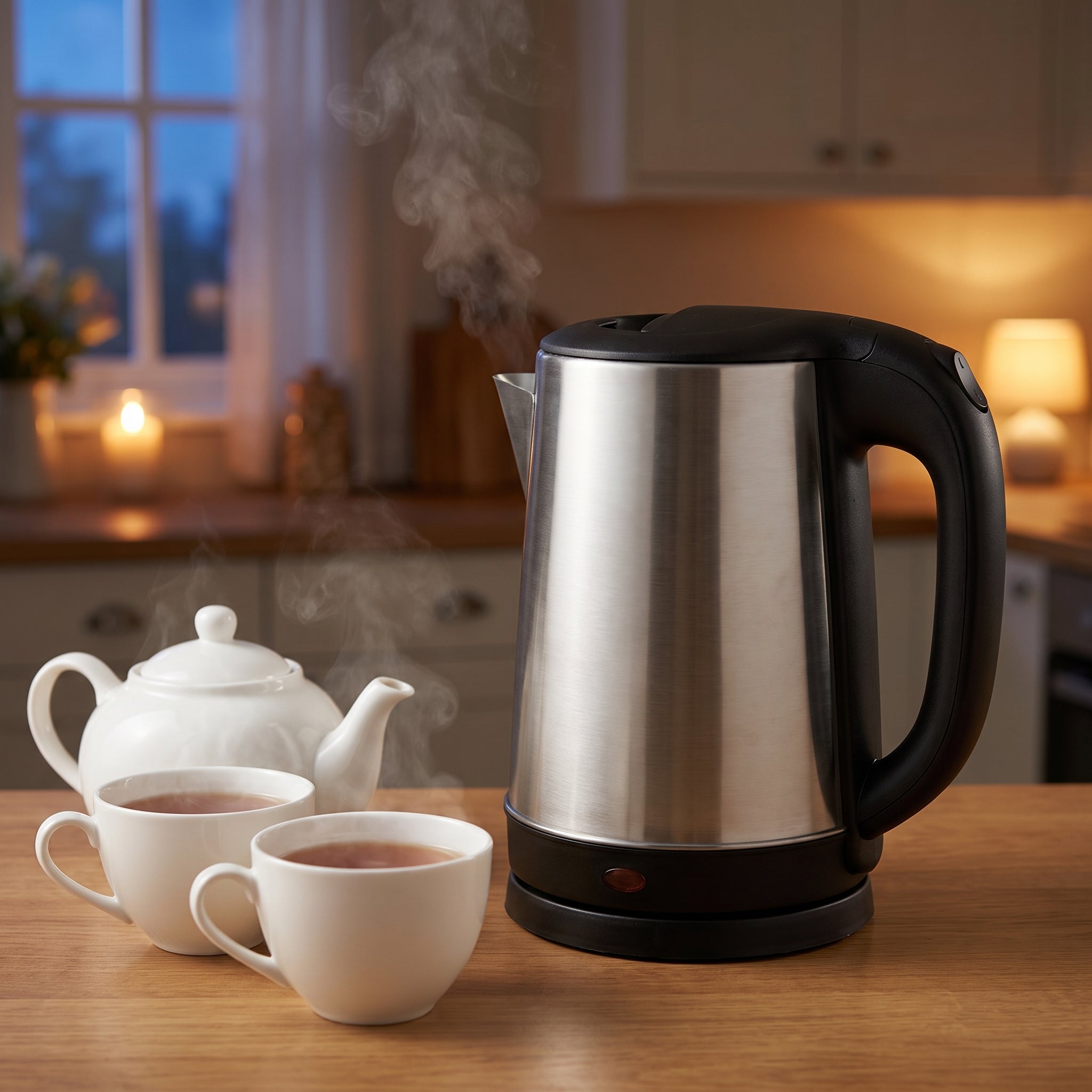 1.8L Stainless Steel Electric Kettle with Big Mouth Design for Easy Cleaning – ORF-A05