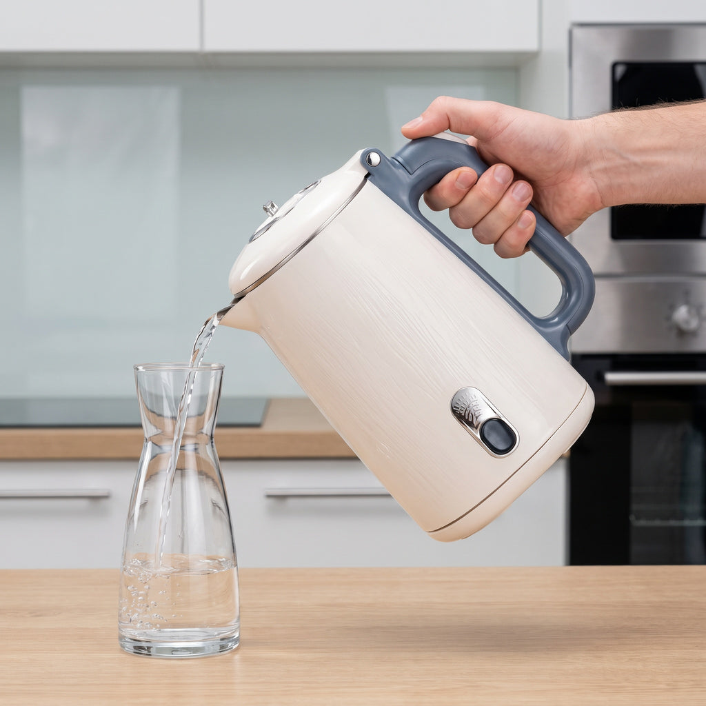 1.5L Double-Wall Electric Kettle with Boiling Indicator – ORF-191SD