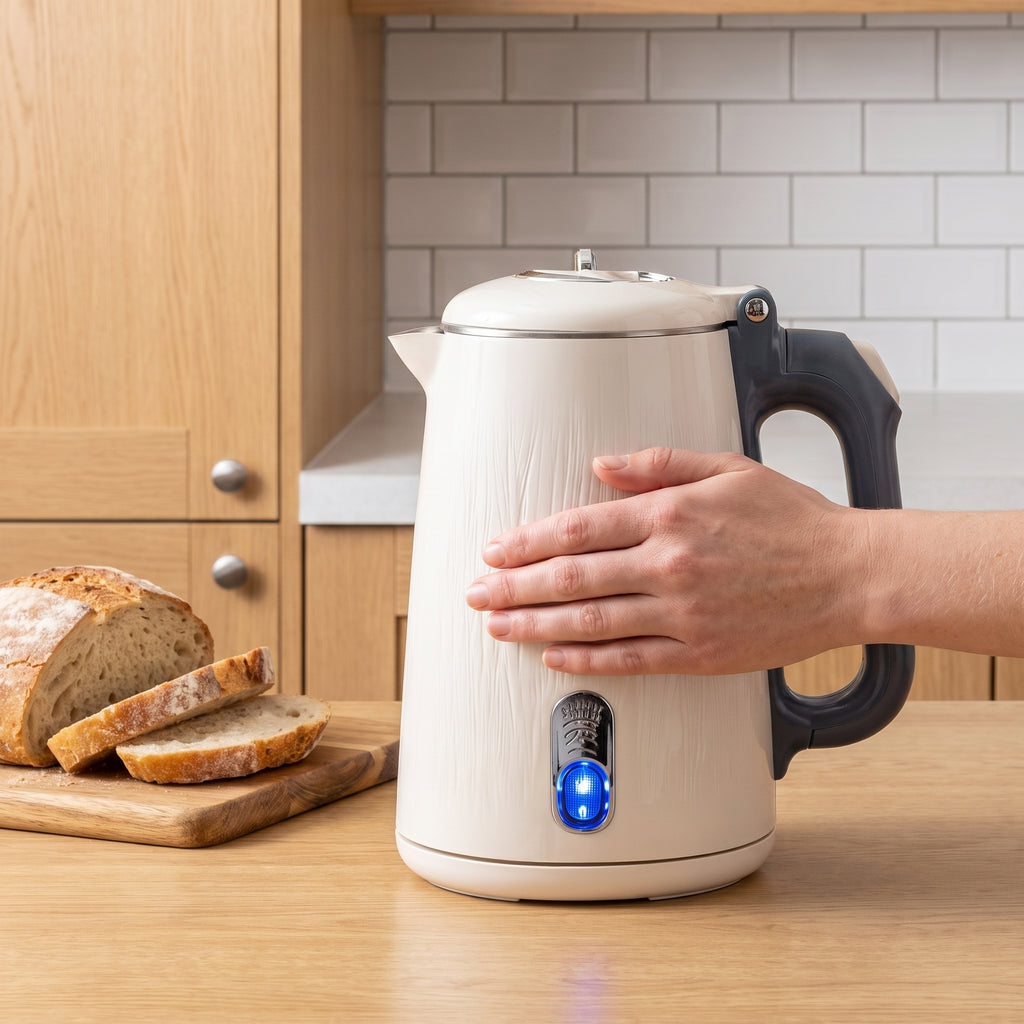 1.5L Double-Wall Electric Kettle with Boiling Indicator – ORF-191SD