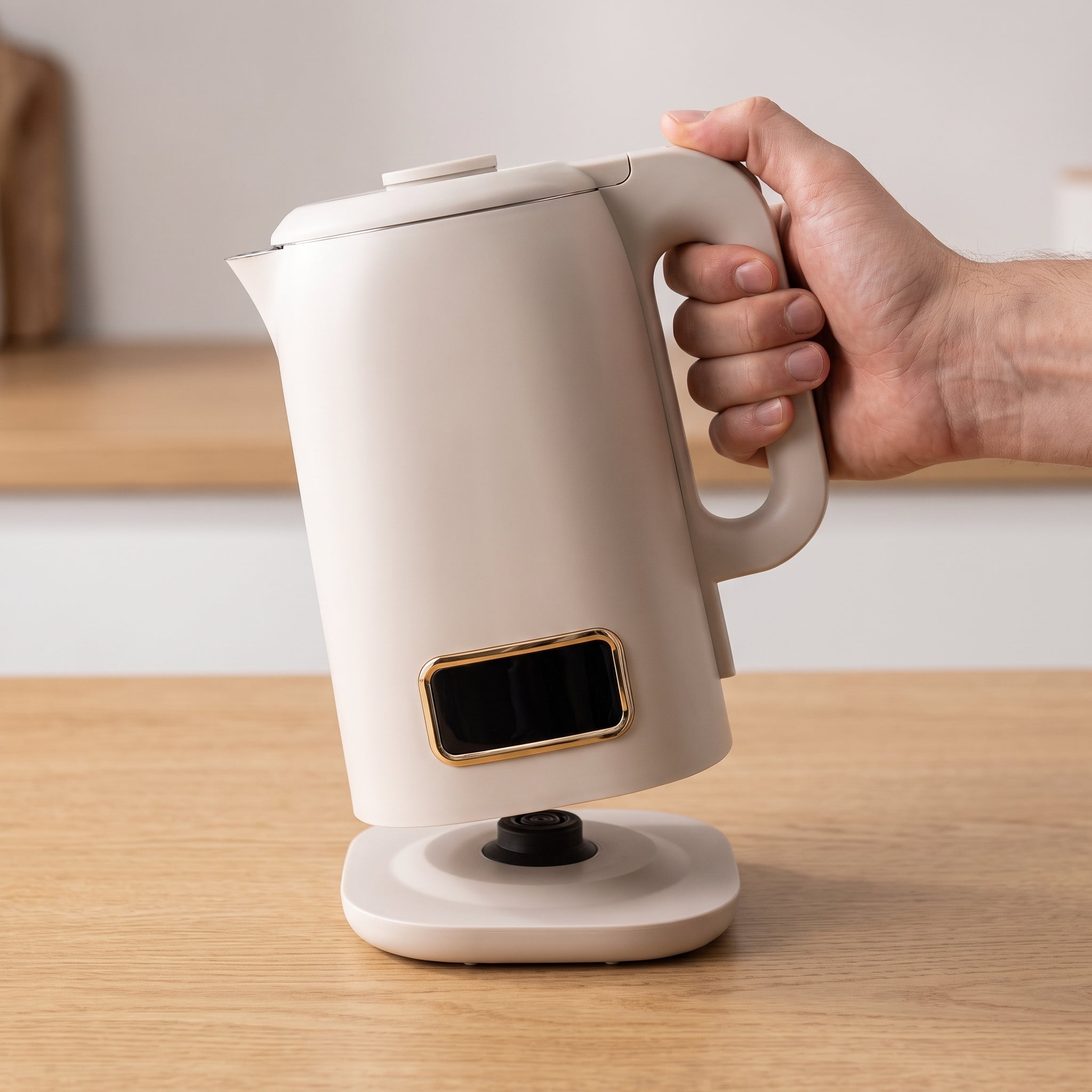 1.7L Double-Wall Electric Kettle with Front Indicator Panel