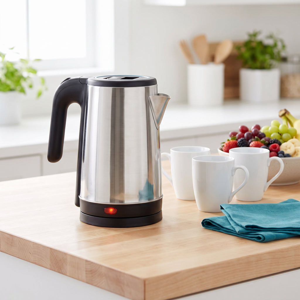 1.8L Stainless Steel Electric Kettle with Wide-Mouth Easy-Clean Design – ORF-A02B