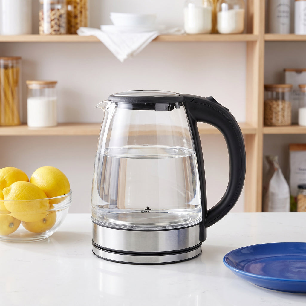 1.8L Glass Electric Kettle with Illuminated Base – ORF-G02