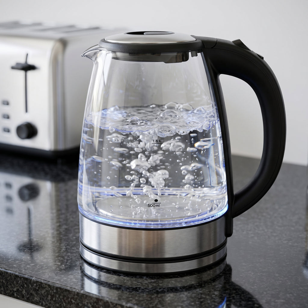1.8L Glass Electric Kettle with Illuminated Base – ORF-G02