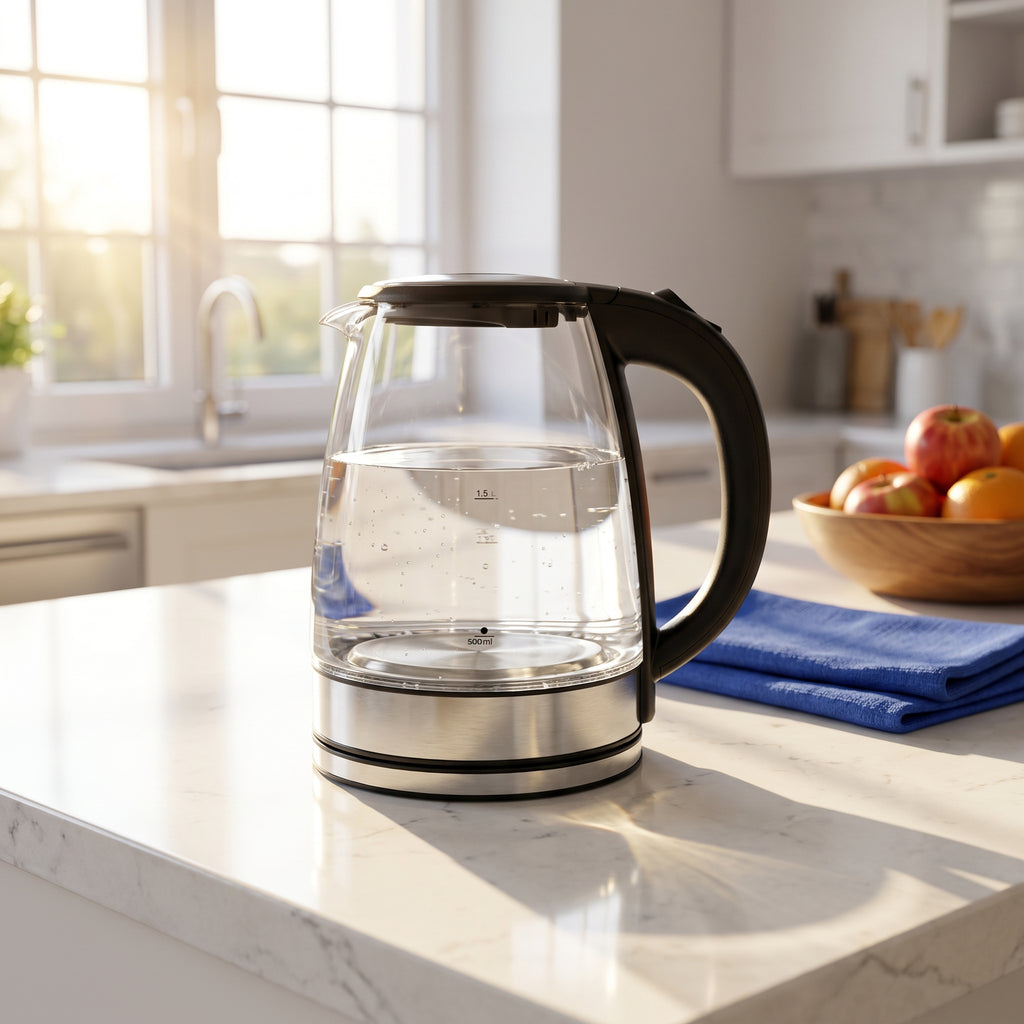 1.8L Glass Electric Kettle with Illuminated Base – ORF-G02