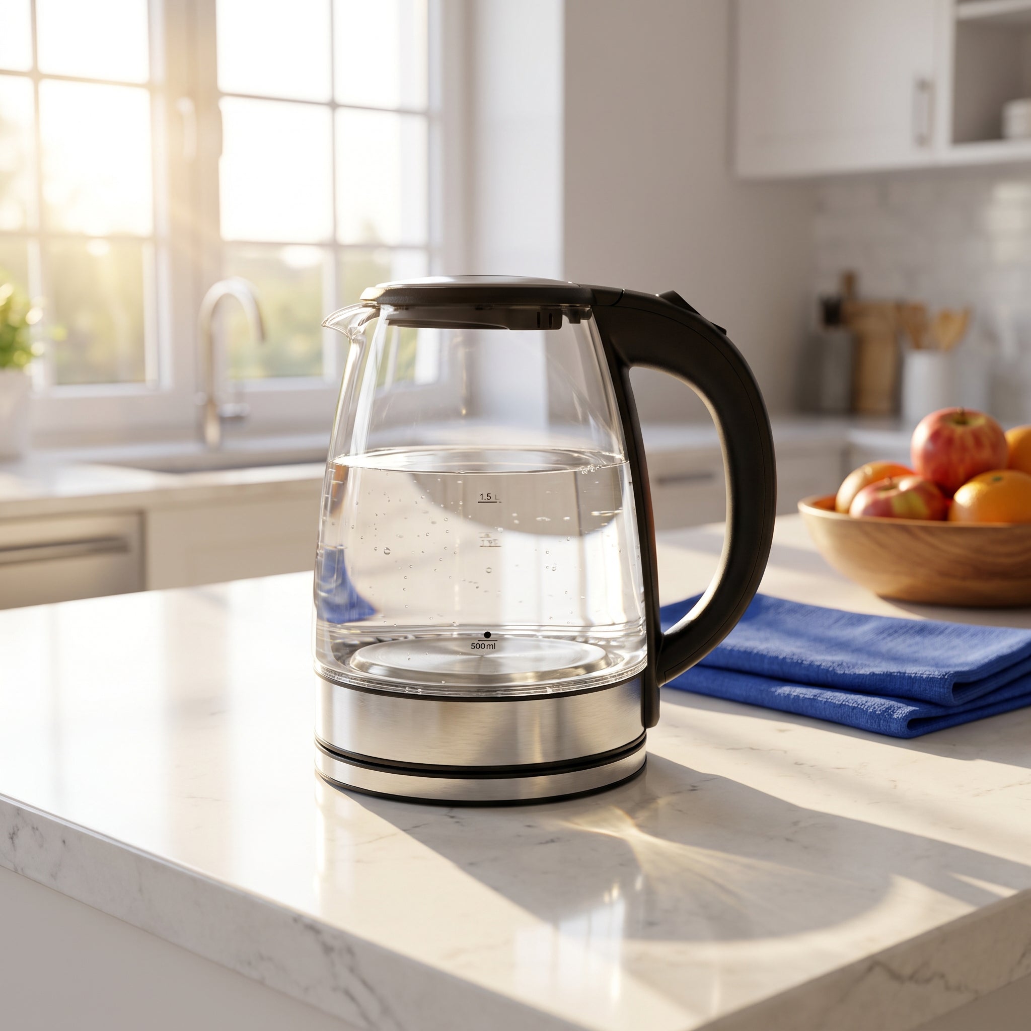 1.8L Glass Electric Kettle with Illuminated Base – ORF-G02