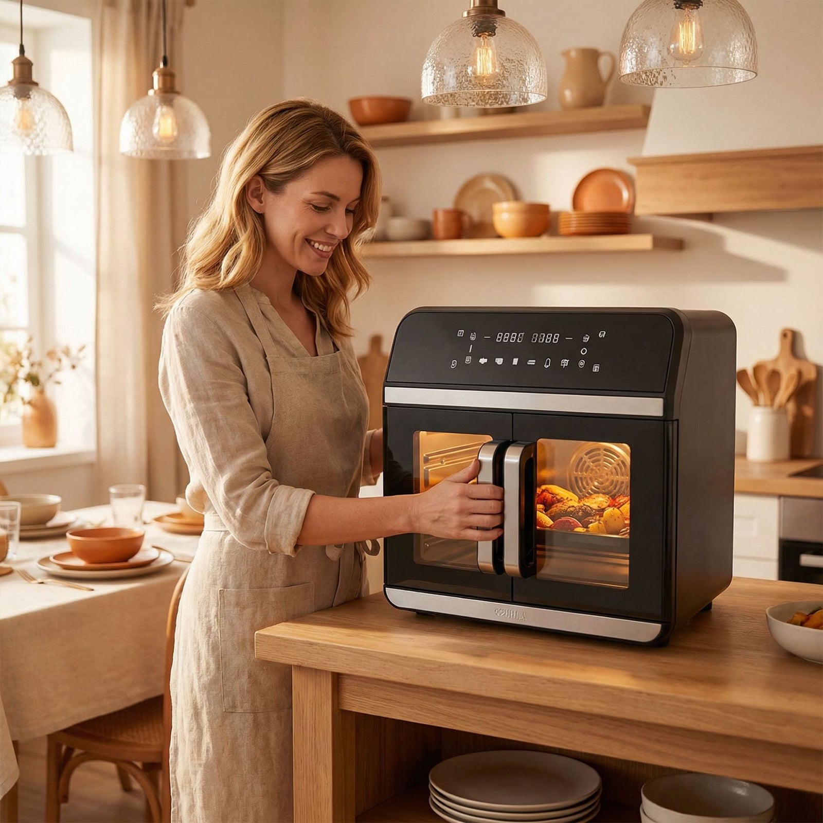 15L French Door Air Fryer Ove