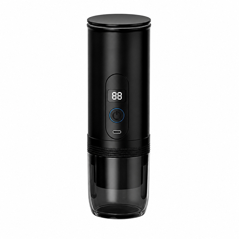 Portable Wireless Espresso Coffee Maker with Rechargeable Battery, 51mm Coffee Capsule & Ground Coffee Compatible