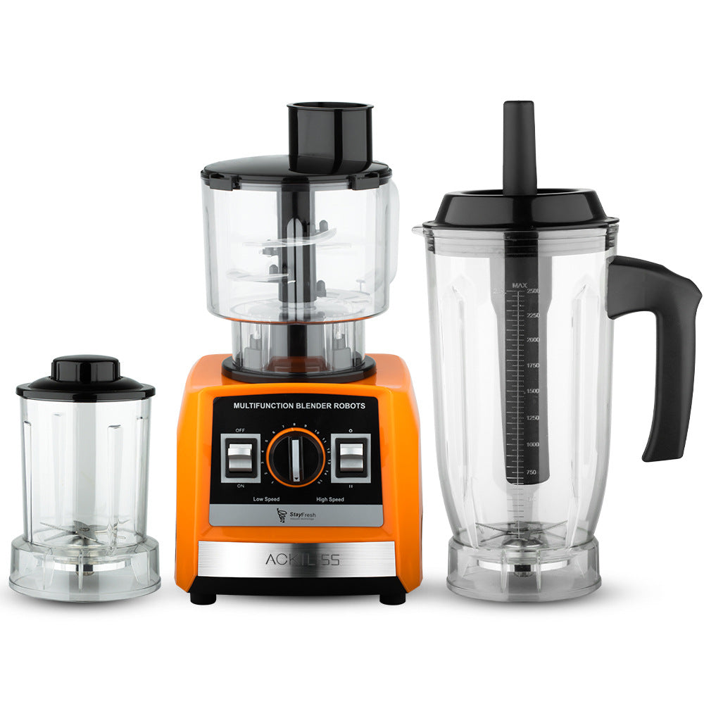 3-in-1 Food Processor - 500W Multi-Functional Kitchen Blender and Meat Grinder