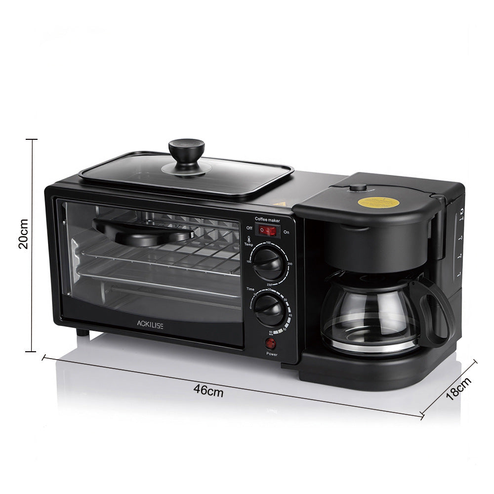 3-in-1 Breakfast Maker - 1050W Multi-Functional Electric Oven