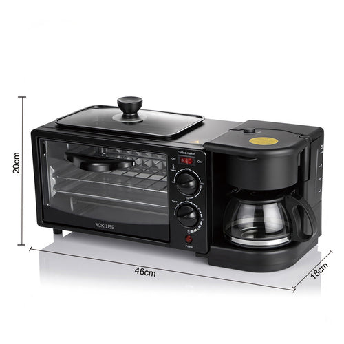 3-in-1 Breakfast Maker - 1050W Multi-Functional Electric Oven