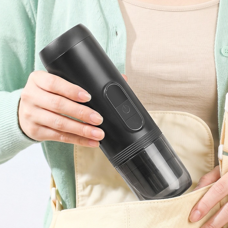 Cordless Portable Espresso Coffee Maker with 7500mAh Rechargeable Battery, Capsule & Ground Coffee Compatible