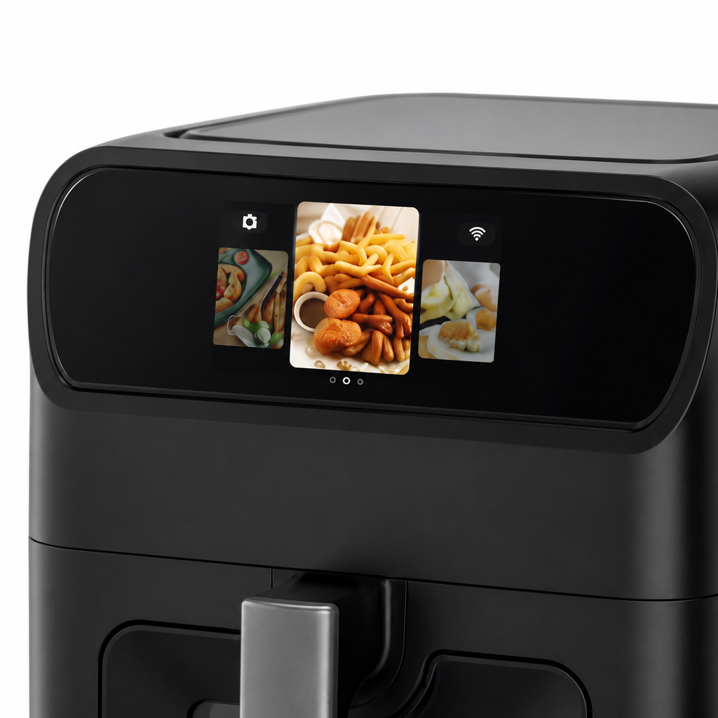 7L Smart Dual-Basket Air Fryer with TFT Touchscreen, WiFi & App Control – OEM/ODM Supply