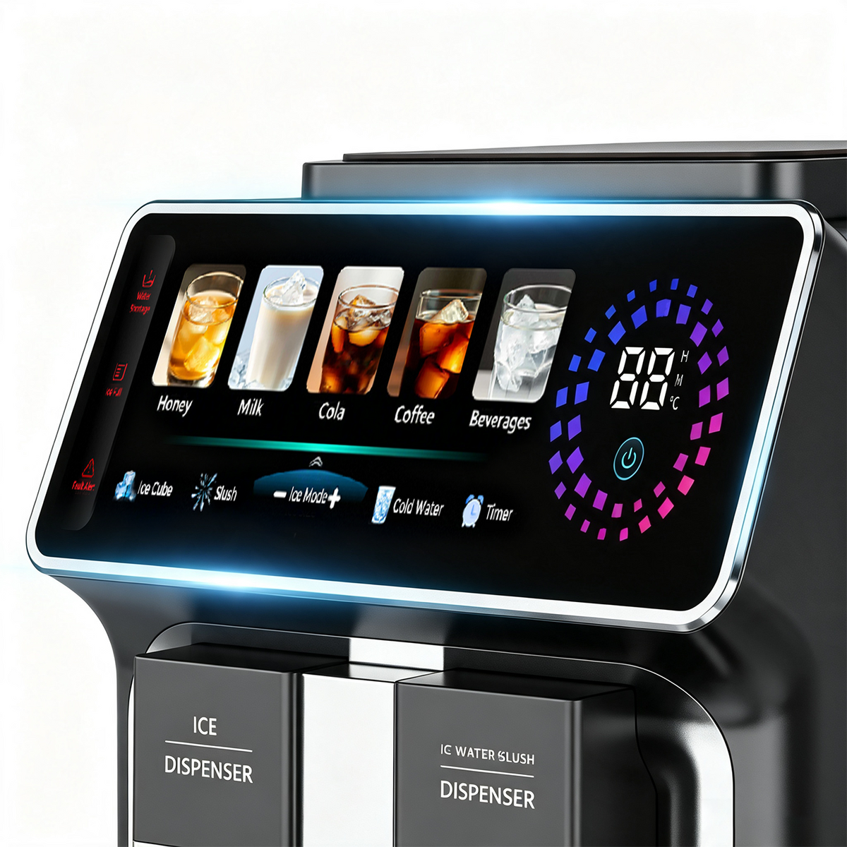 Multi‑Function Ice Maker | Ice Cube, Chilled Ice Water & Slush Making