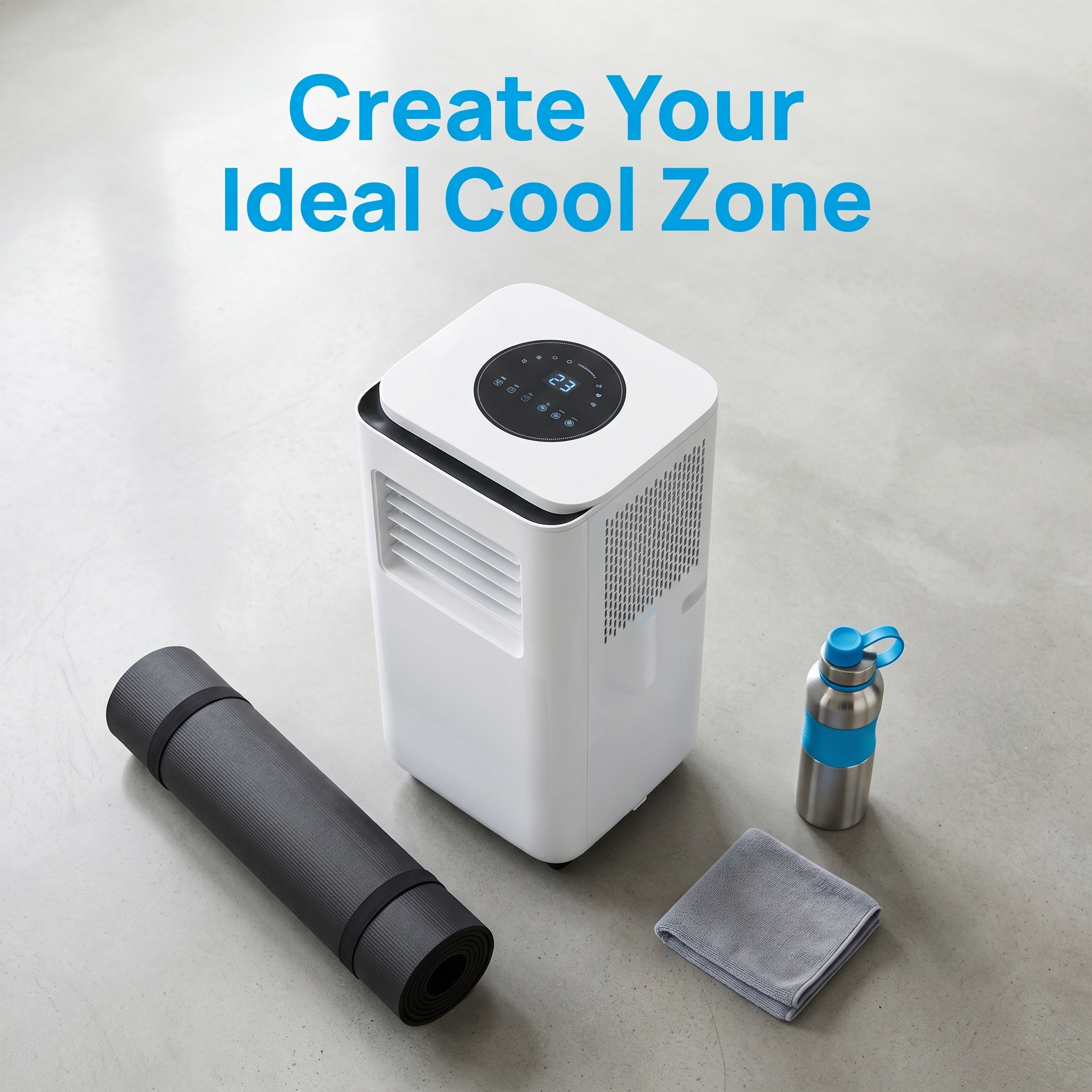 In stock All-in-One Portable Air Conditioner with Cooling Heating and Dehumidifier No Installation Needed