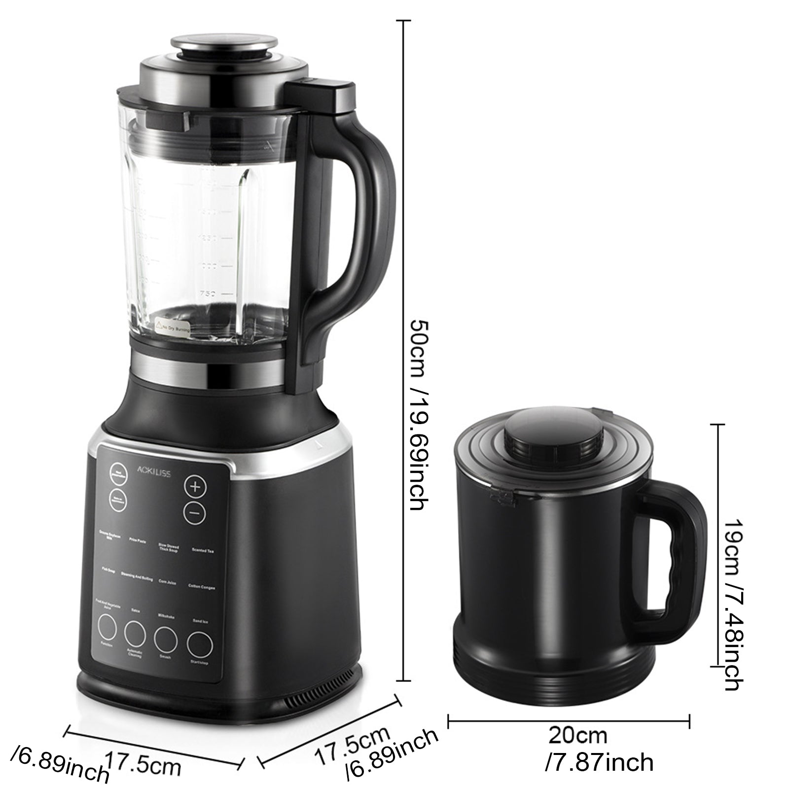 2 in 1 Professional Heating Blender