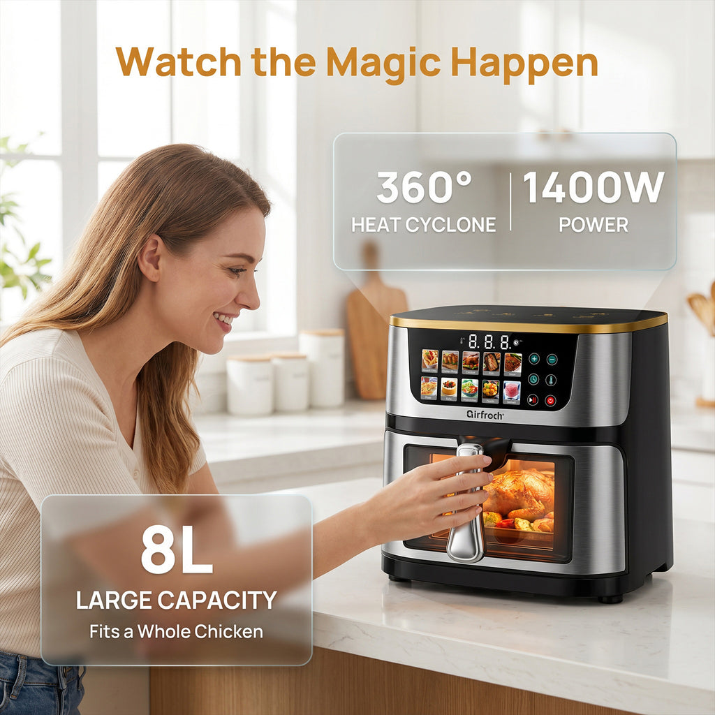 Digital Air Fryer - 1400W Smart IMD Touch Screen