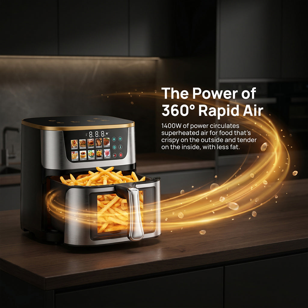 Digital Air Fryer - 1400W Smart IMD Touch Screen