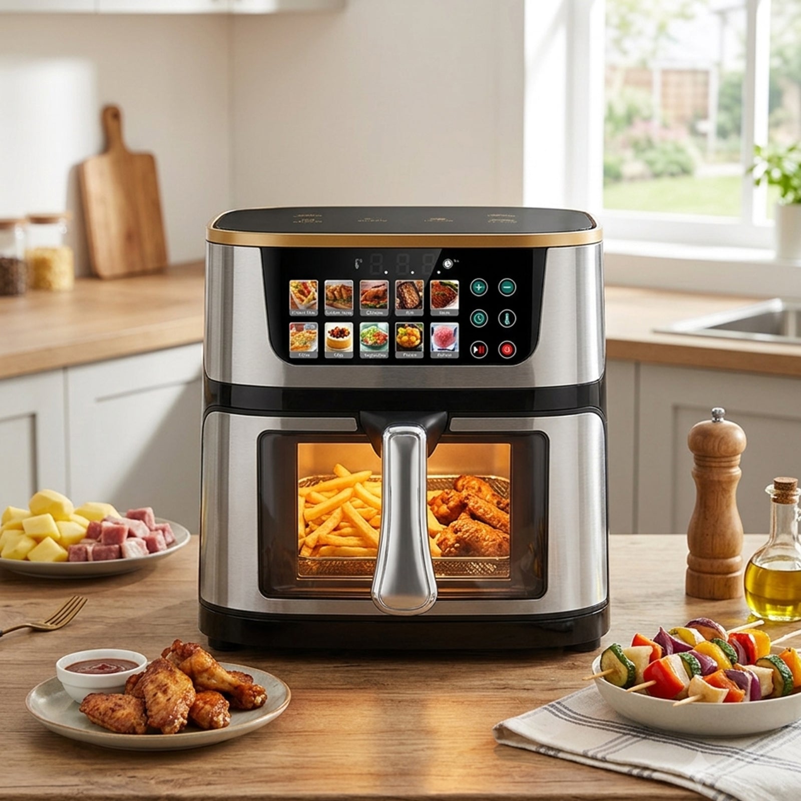 Digital Air Fryer - 1400W Smart IMD Touch Screen