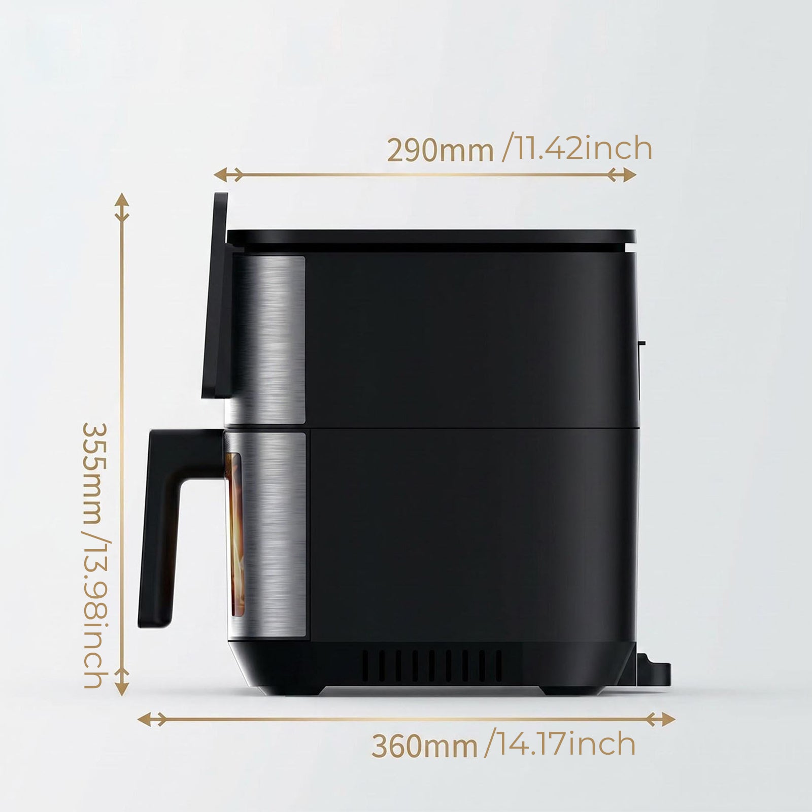 Smart 8.5L Air Fryer - Dual-Heat Technology Family Size Oven