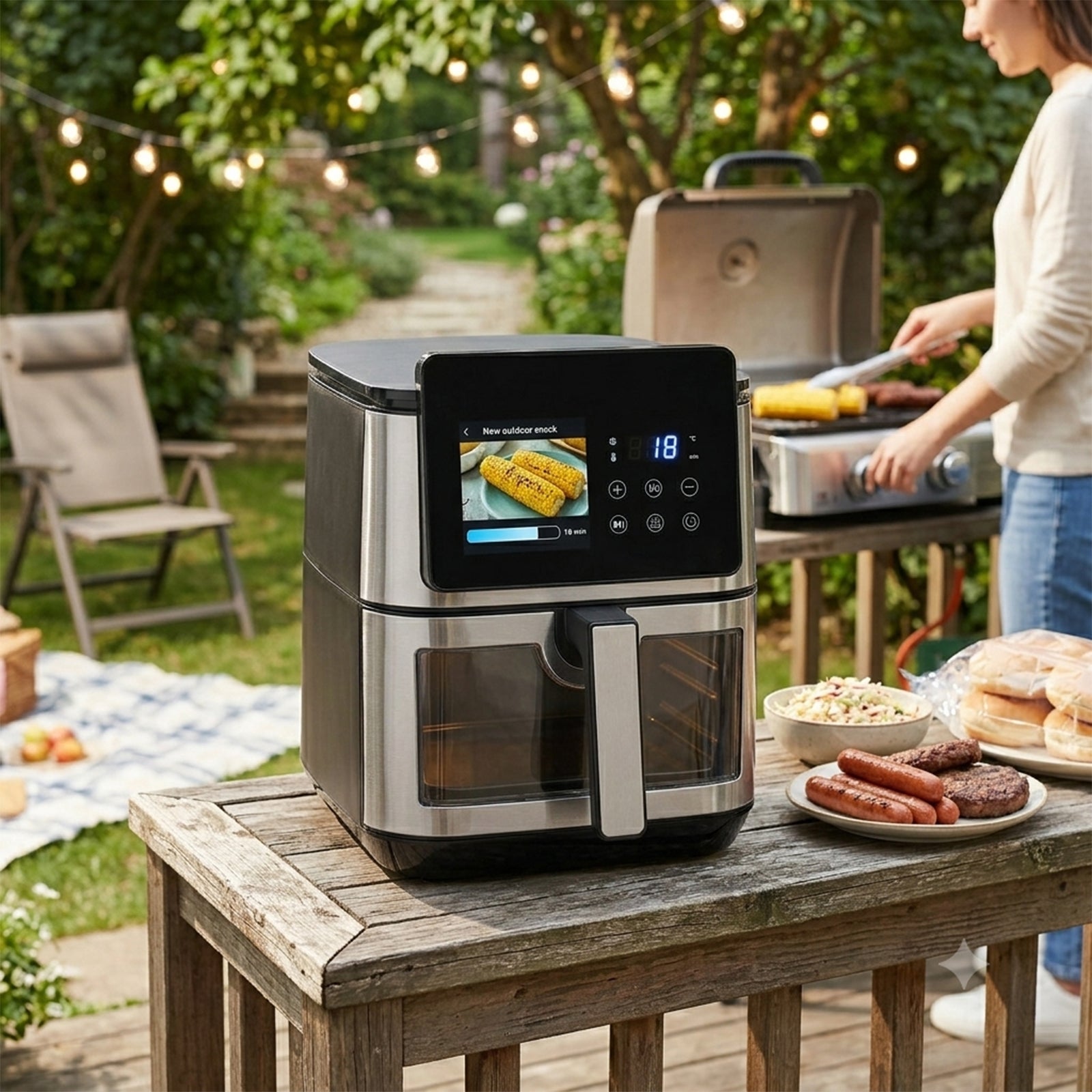 Smart 8.5L Air Fryer - Dual-Heat Technology Family Size Oven