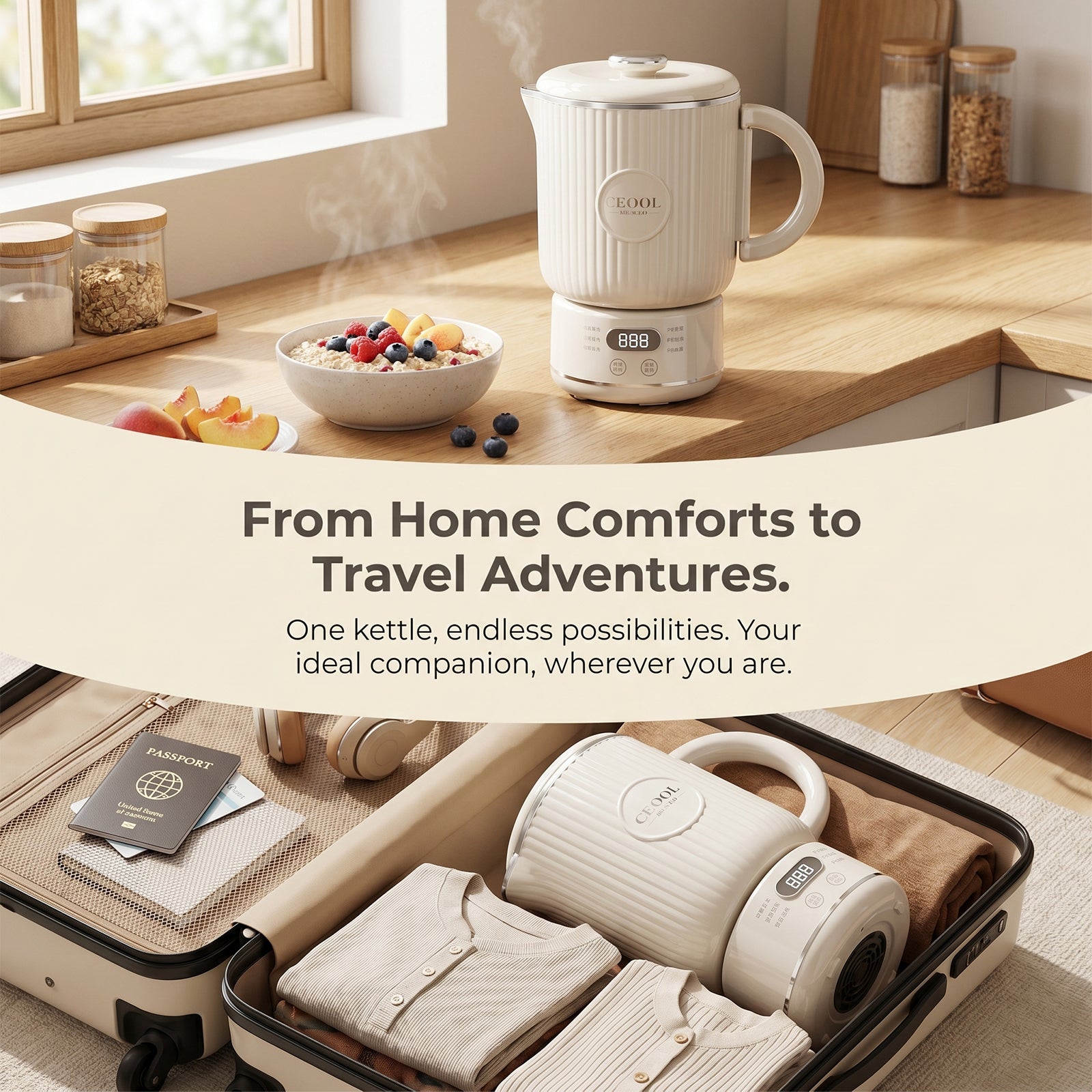 Smart Collapsible Electric Kettle