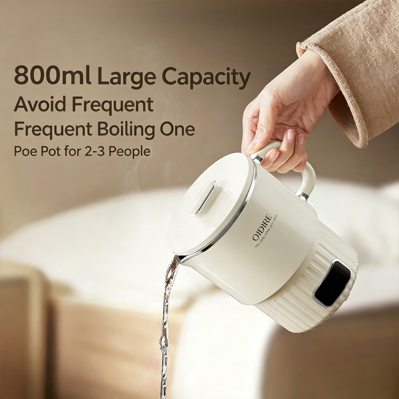 BD02 Collapsible Electric Kettle - Wholesale 800ML Portable Multi-Kettle OEM/ODM Factory Supply