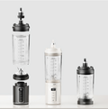 Clear Fluted Detachable Split Portable Blender