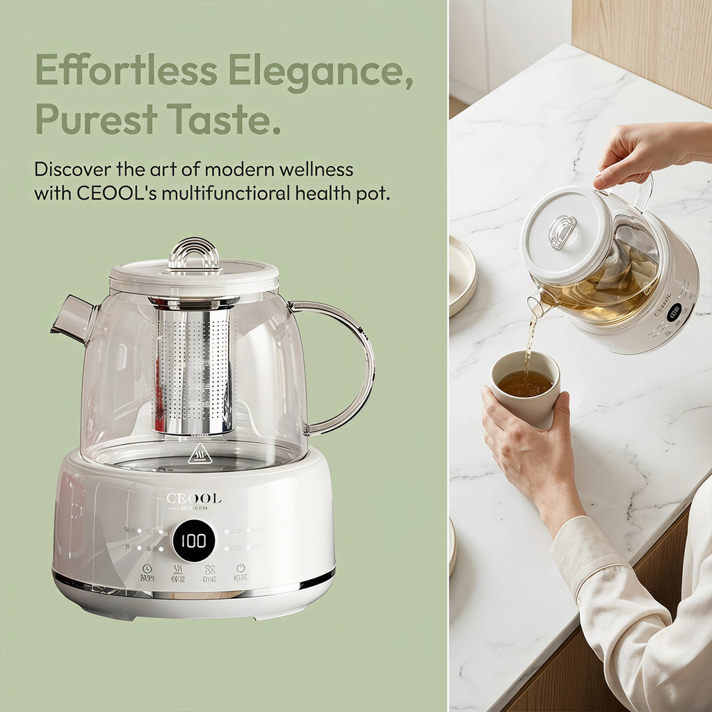 Electric Ceramic Stove and Health Kettle Set