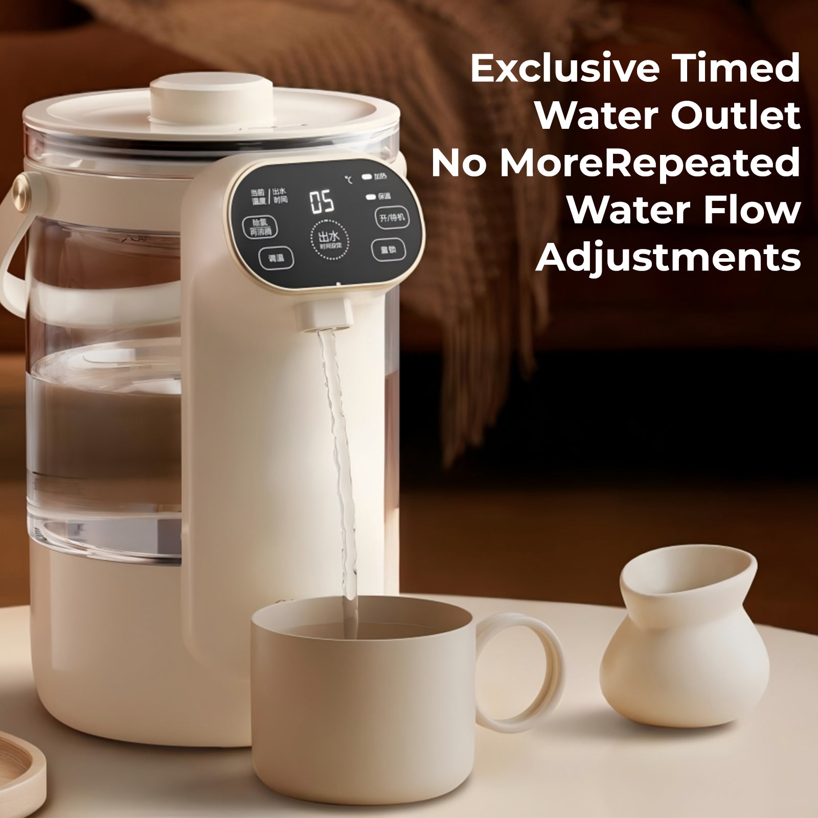 2.5L Electric Thermal Dispenser - Wholesale Glass Kettle OEM/ODM Factory Supply