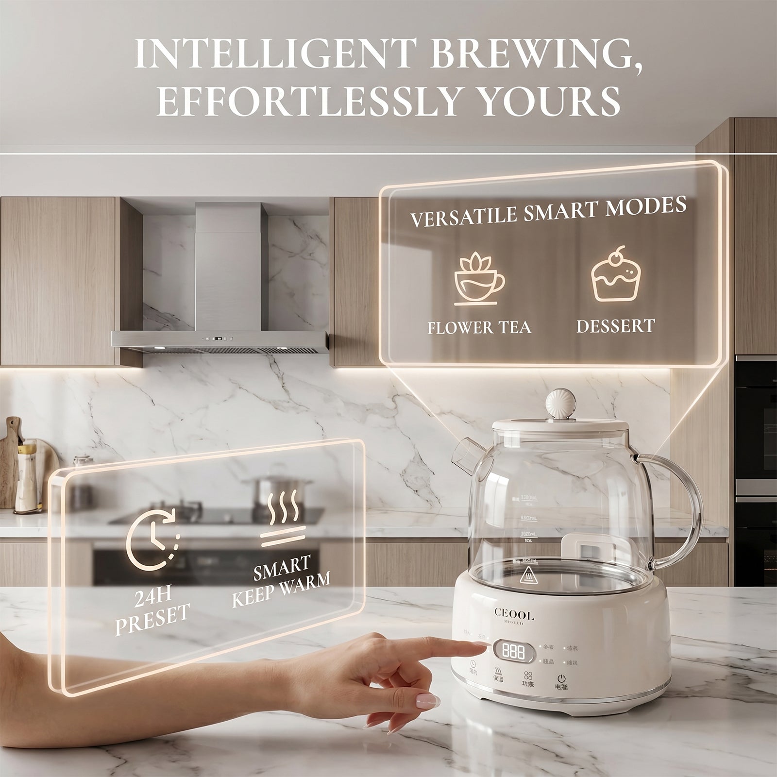 Electric Ceramic Health Kettle