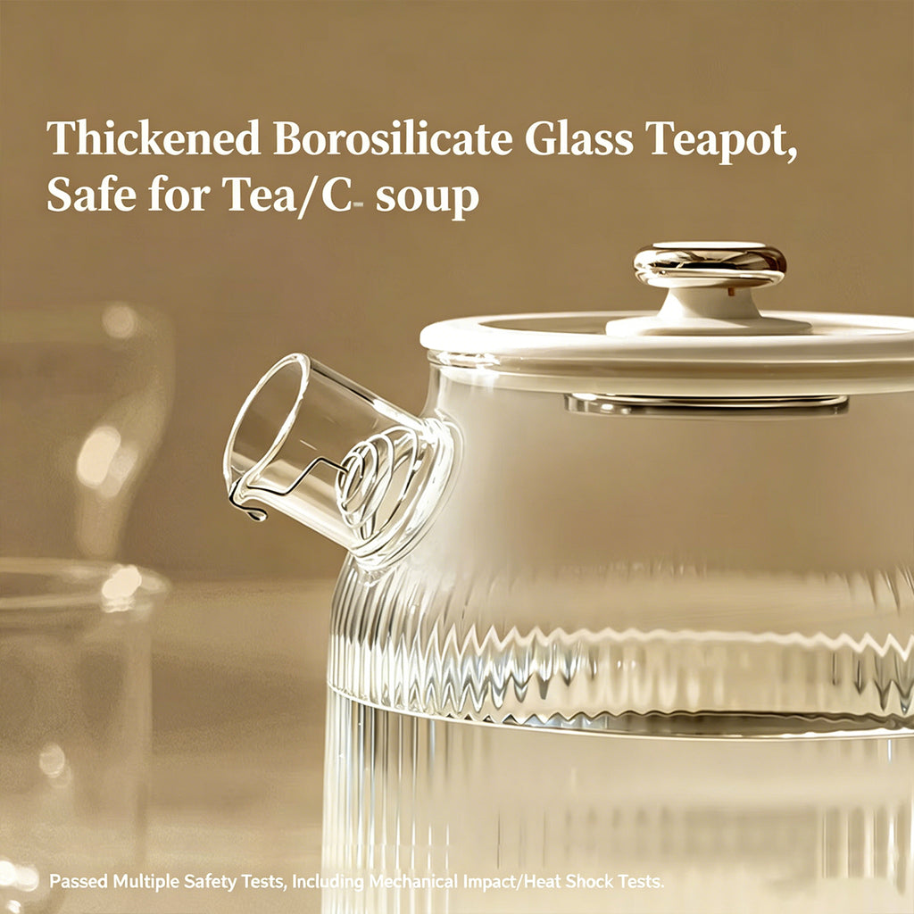 Glass Health Kettle - Wholesale 1.5L Rapid-Boil Scented Tea Brewer OEM/ODM Factory Supply