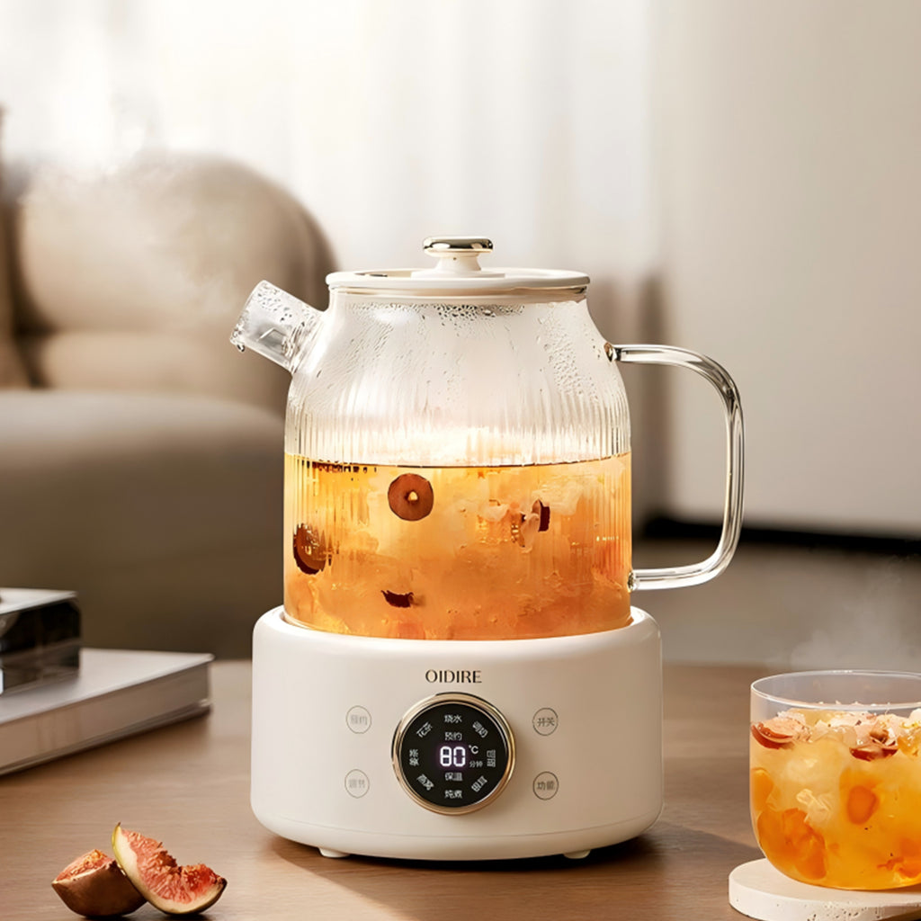 Glass Health Kettle - Wholesale 1.5L Rapid-Boil Scented Tea Brewer OEM/ODM Factory Supply