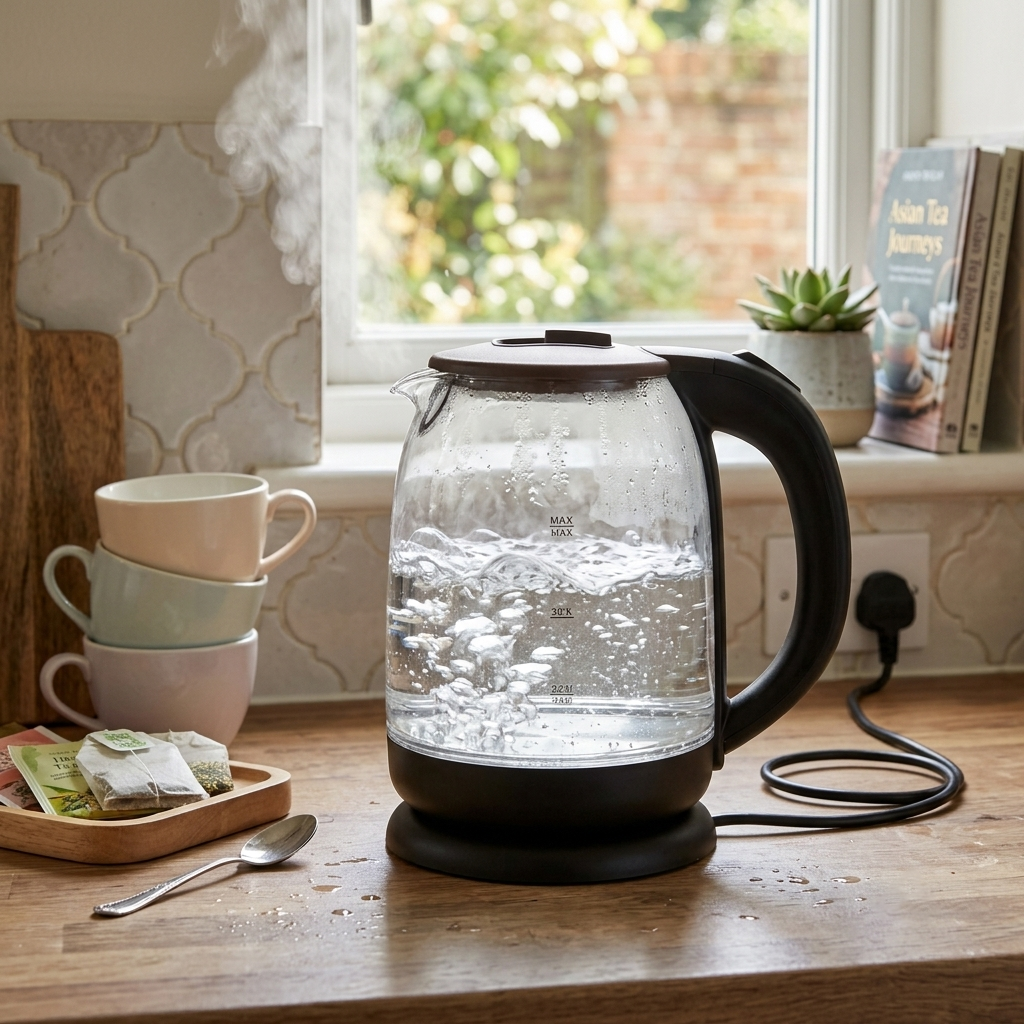 1.8L Classic Glass Electric Kettle with Illuminated Base – ORF-G07