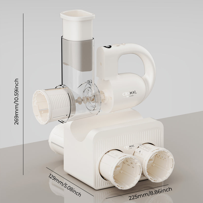 Cordless Electric Shaved Ice Machine & Vegetable Slicer