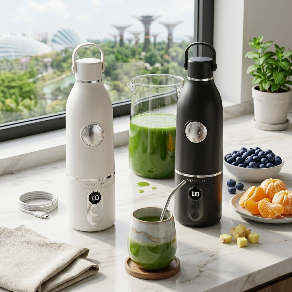 Bowling-Style Detachable Split Portable Blender
