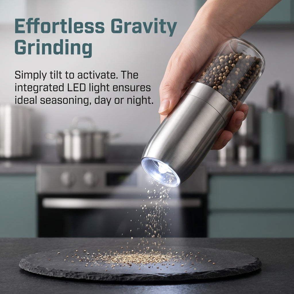 Automatic Electric Pepper Grinder with LED Light – KYMQ-63B