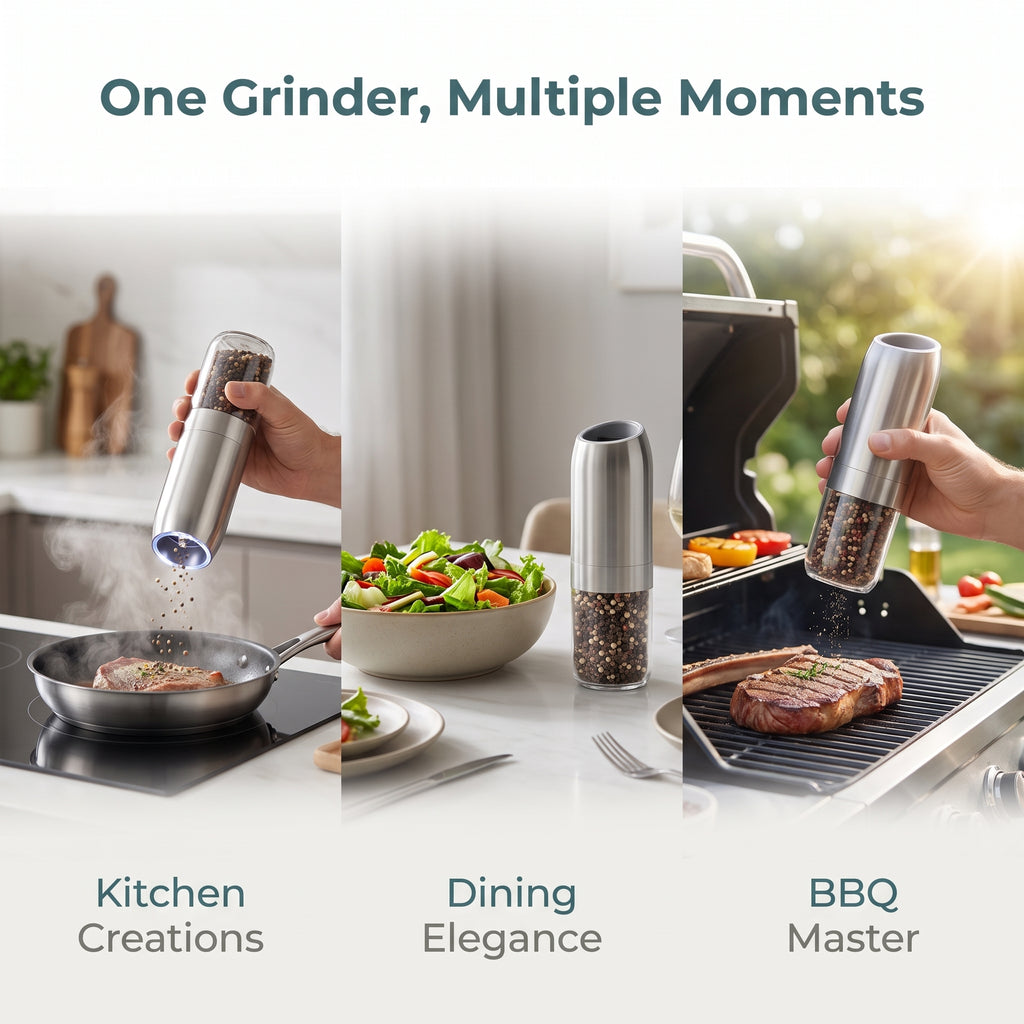 Automatic Electric Pepper Grinder with LED Light – KYMQ-63B
