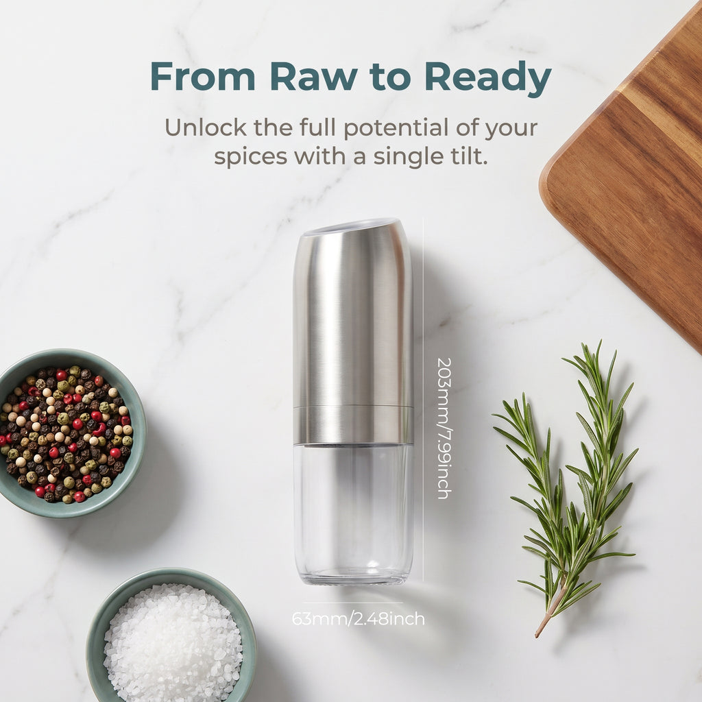 Automatic Electric Pepper Grinder with LED Light – KYMQ-63B