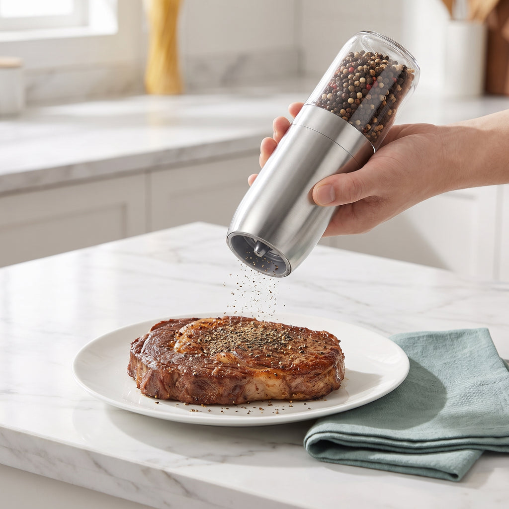 Automatic Electric Pepper Grinder with LED Light – KYMQ-63B
