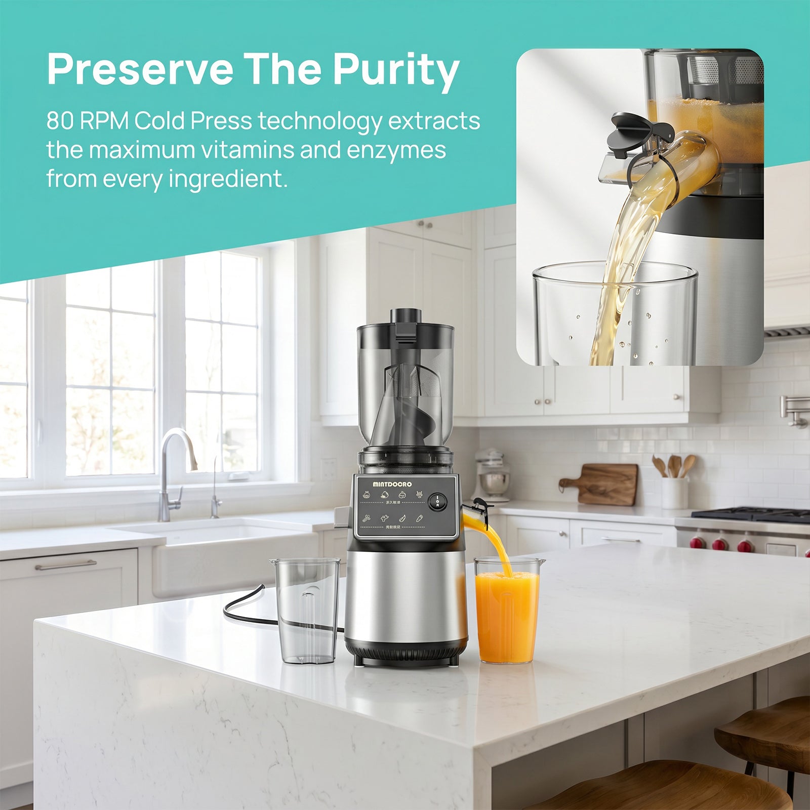 Multi-Functional Juicer Blender - 300W High-Speed Kitchen Mixer