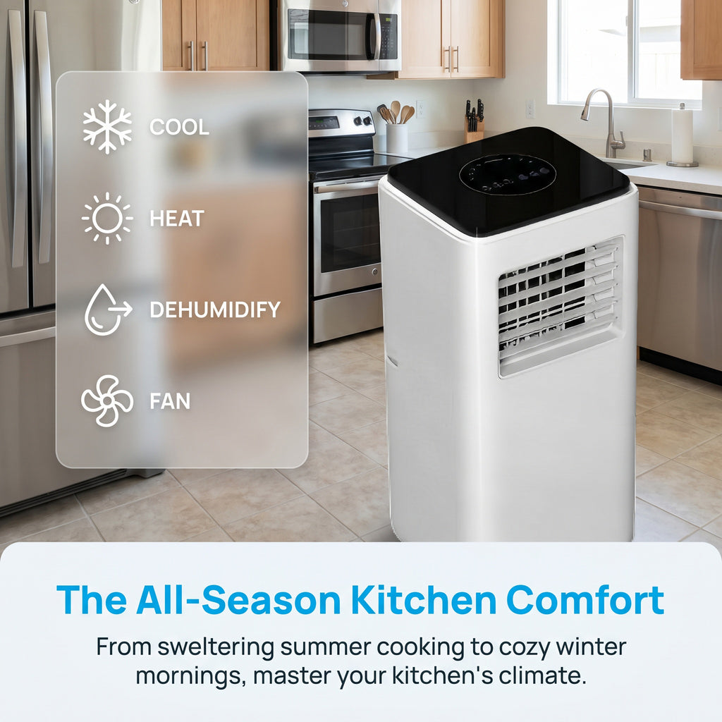 In Stock Portable AC Unit for Apartments and Rental Homes – No Outdoor Unit Required
