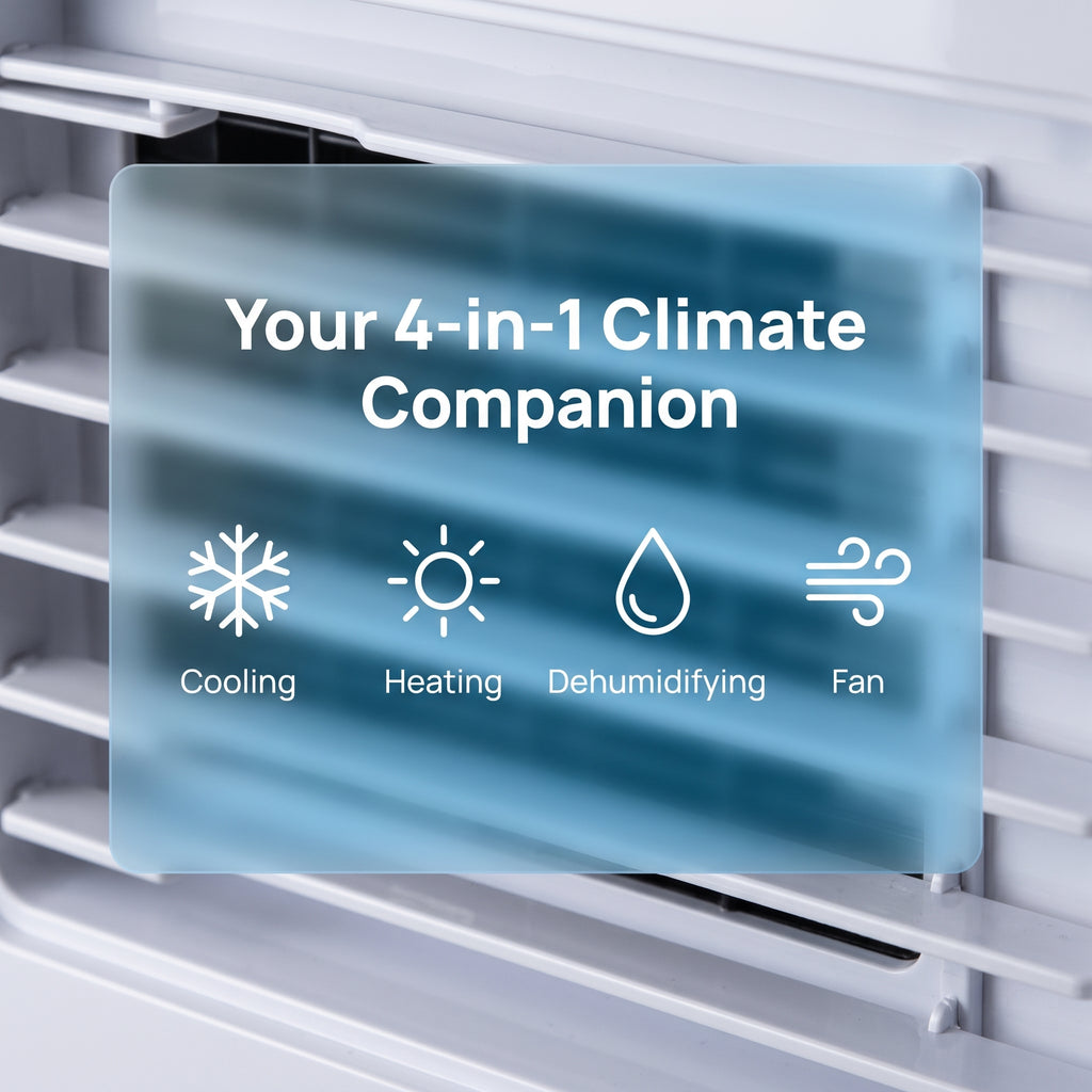 In Stock Portable AC Unit for Apartments and Rental Homes – No Outdoor Unit Required