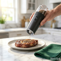 Rechargeable Electric Pepper Grinder with Transparent Spice Container