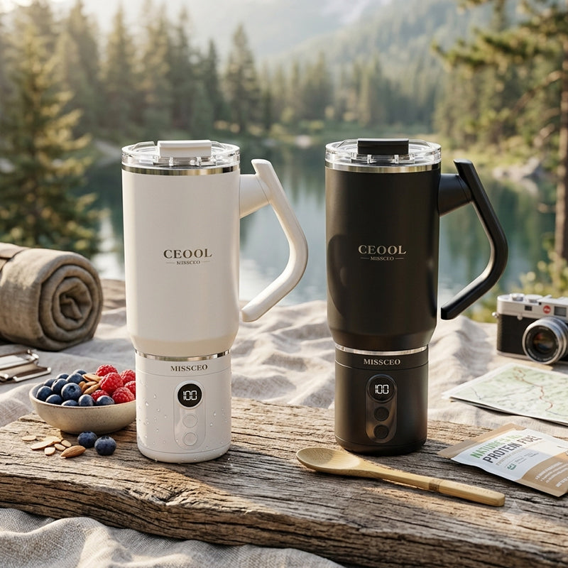 Angular Handle Tumbler Split Portable Blender