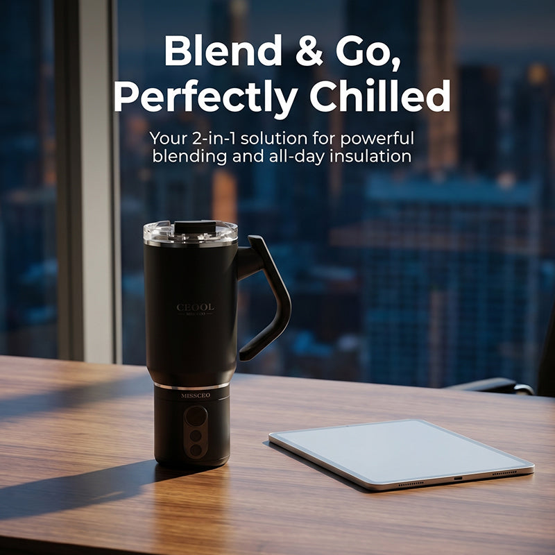 Angular Handle Tumbler Split Portable Blender