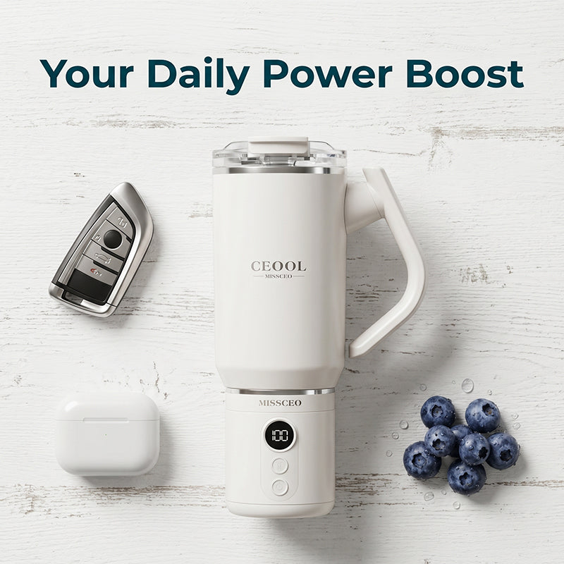 Angular Handle Tumbler Split Portable Blender