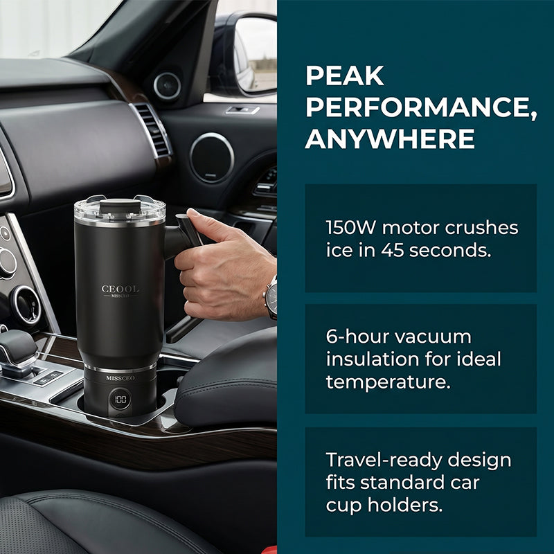 Angular Handle Tumbler Split Portable Blender